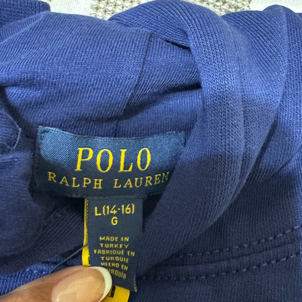 Ralph Lauren Kids' Polo Bear Navy Hoodie - Picture 5 of 5